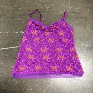 Vintage Foral Babydoll Top Women's Size M Y2K Vintage Boho Fairycore Coquette